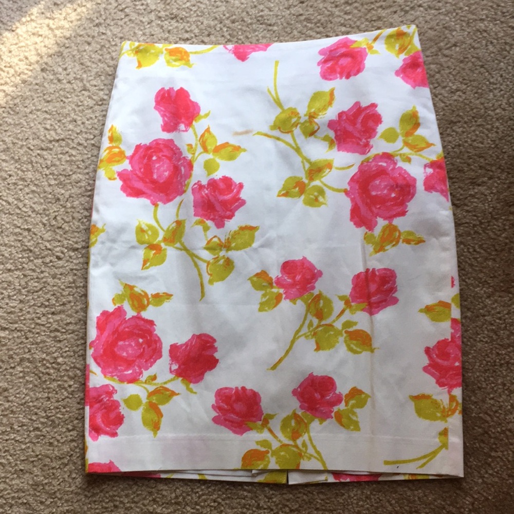 Ann Taylor Rose Pencil Skirt